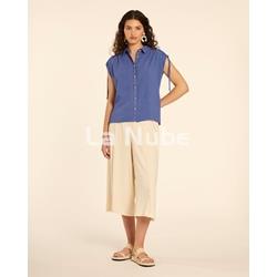 Camisa con estrellas azul - Imagen 2