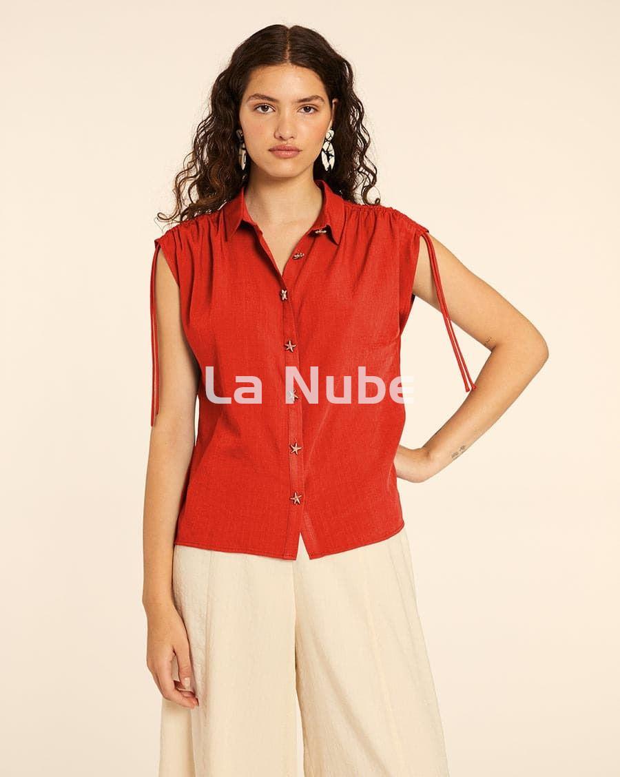 Camisa con estrellas rojo - Imagen 2