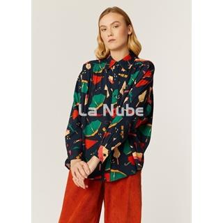 Camisa oversize umbrellas - Imagen 1