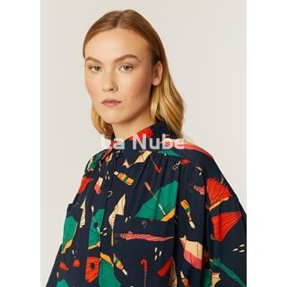 Camisa oversize umbrellas - Imagen 2