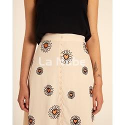 Falda bordado margarita - Imagen 2