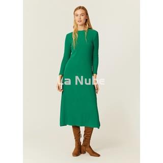 Vestido canalé - Imagen 1